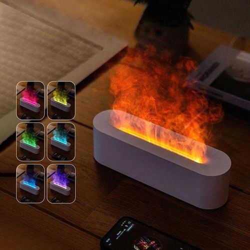 Home Flame Aroma Diffuser | جهاز تعطير وترطيب الهواء بتأثير اللهب 🔥✨