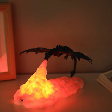 3D Dragon LED Night Lamp | مصباح التنين المضيء ثلاثي الأبعاد 🐉✨