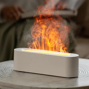 Home Flame Aroma Diffuser | جهاز تعطير وترطيب الهواء بتأثير اللهب 🔥✨